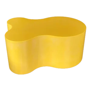 Early 21st Century Organic Yellow Coffee Table