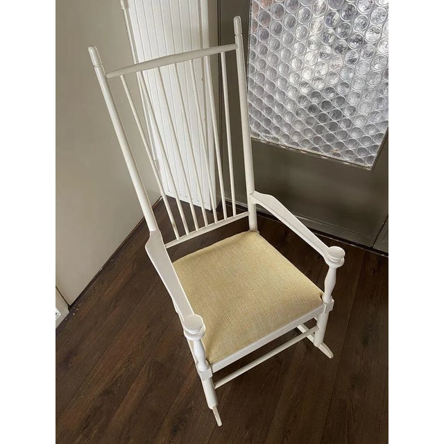 Vintage Mid-Century, Scandinavian Swedish, rocking chair made by Gemla, 1950s With new upholstery and beautiful patina....