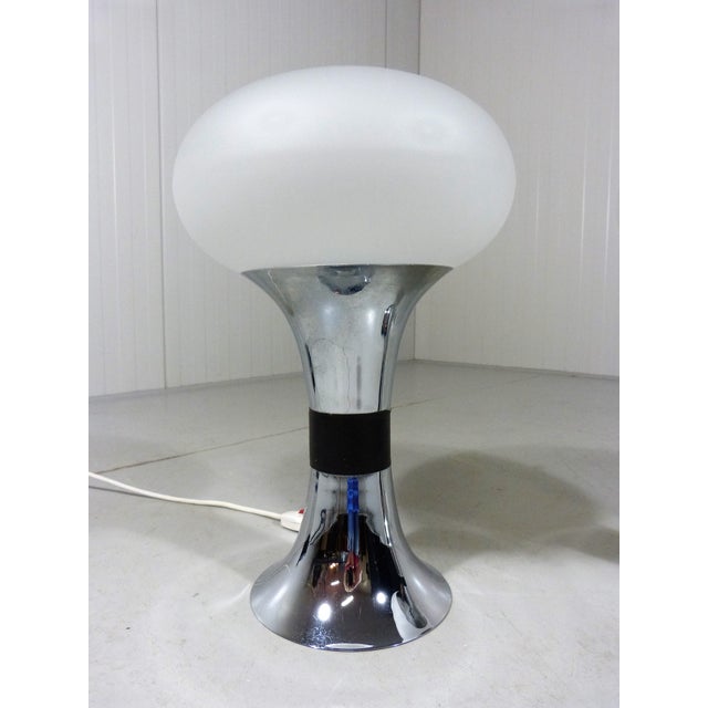Large Space Age Glass Table Lamps, 1960s, Set of 2 For Sale - Image 9 of 18