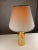 Bitossi Gold Glazed Table Lamp with Decorative Hand Incised Bands from Bitossi, 1960s For Sale - Image 3 of 8
