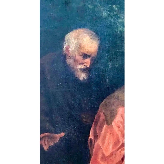 Realism 18th- To 19th-Century Old Master “The Rest of the Holy Family During the Flight Into Egypt” After Anthonius Van Dyck For Sale - Image 3 of 6