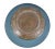 Blue Blue and Purple Ceramic Cachepot or Flower Jar For Sale - Image 8 of 9