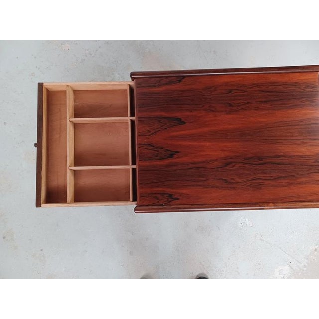 Fully Danish Rosewood Sewing Table, 1960s For Sale - Image 12 of 16