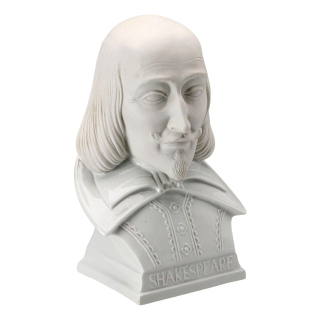 Herend, Bust of William Shakespeare, Porcelain For Sale