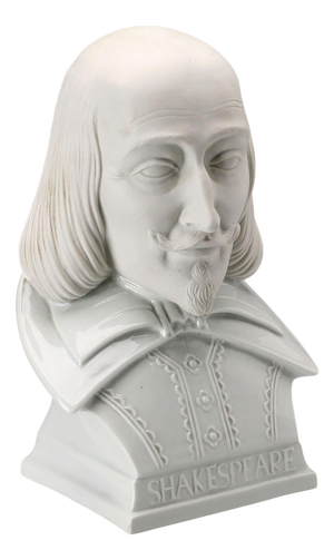 Herend, Bust of William Shakespeare, Porcelain