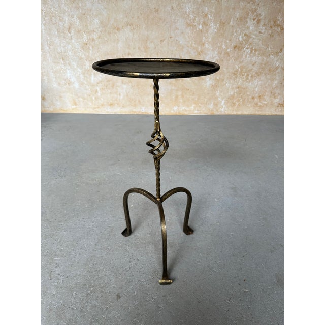 Ornate Spanish Drinks Table With Twisted Stem For Sale In New York - Image 6 of 12