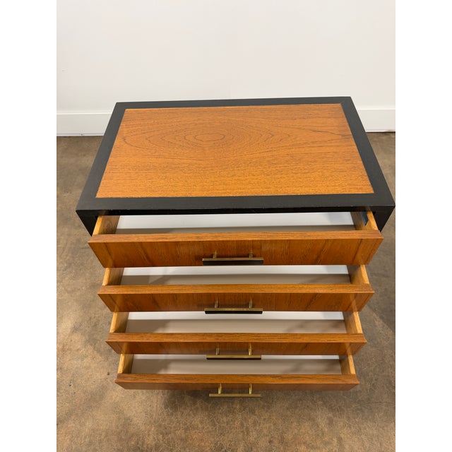 Mid 20th Century Pair of Harvey Probber Ebonized Wood and Brass Nightstands or Side Tables For Sale - Image 18 of 18