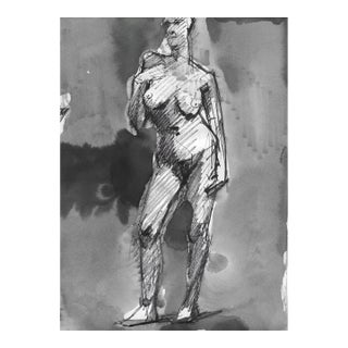 1970s Female Nude Painting by John Reilly For Sale