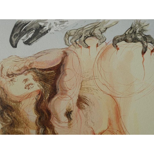 Salvador Dali, The Dream, Woodcut For Sale - Image 7 of 8