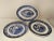 Early 20th century Blue Willow transferware consisting of dinner plates, luncheon/salad plates and an oval serving...