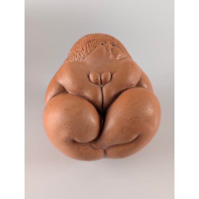 Ricardo Mesa, Nude Happy Chubby Girl on Hand, 1980s, Terracotta For Sale - Image 13 of 16