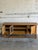 Oak Sideboard Cabinet Leaded Glass Doors in Style of Henning Kjaernulf Denmark 1960s For Sale - Image 9 of 9