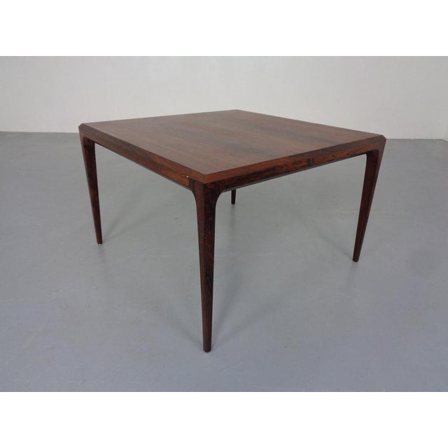 Mid-Century Modern Rosewood Coffee Table by Johannes Andersen for CFC Silkeborg, Denmark, 1950s For Sale - Image 3 of 15