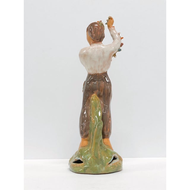 This Rare Vintage 1940s Joy Thompson Pasadena California Pottery "Autumn" Ceramic Figurine is a delightful decoration to...