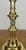 Gold Vintage French Style Brass Gold Candleholders, Set of 2 For Sale - Image 8 of 18