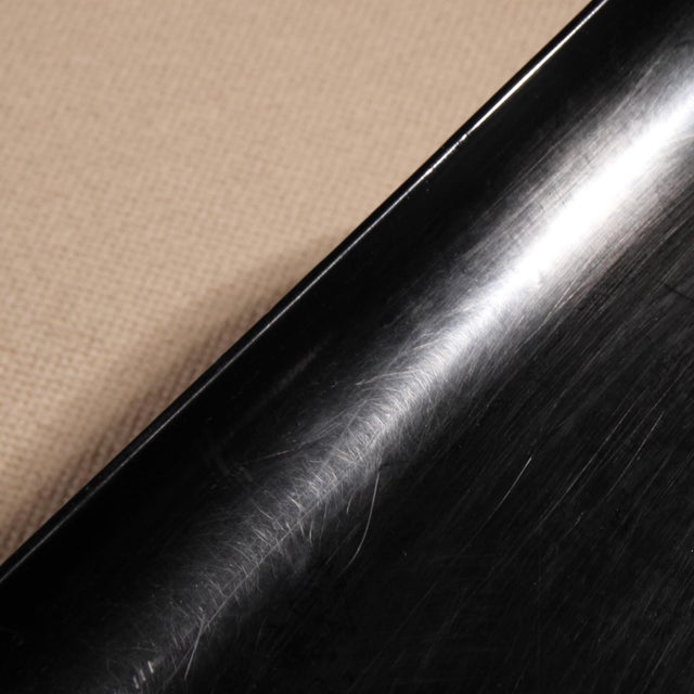 Black Fiberglass Coffee Table from Rosenthal, Germany, 1970s For Sale - Image 6 of 11