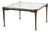Industrial Forged Bronze and Cast Glass Waldemai Table by Lothar & Gisela Klute for Lothar Klute, Germany, 1990s For Sale