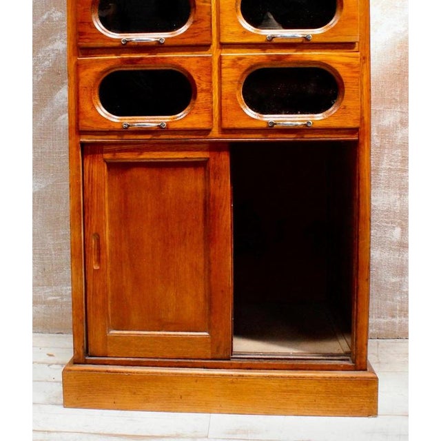 1940s Vintage Haberdashery Shop Display Cabinet Vitrine from Dudley & Co, 1940 For Sale - Image 5 of 7