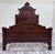 Victorian Antique Full Size Monumental Victorian Renaissance Revival Walnut Burl Wood Bed For Sale - Image 3 of 9