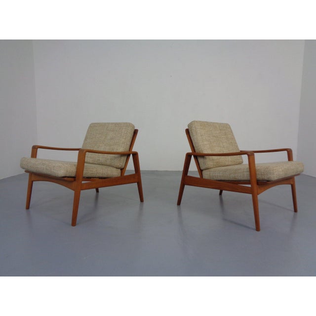Danish Modern Living Room Set by Arne Wahl Iversen for Komfort, 1960s, Set of 3 For Sale - Image 6 of 18