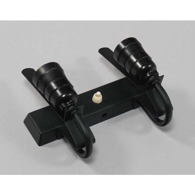 Vintage Opaline Glass Wall Lamp by Louis Kalff for Philips, 1950s For Sale - Image 6 of 7