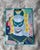 8.5" x 11" A mixed-media collage featuring the singer, songwriter, and actress Eartha Kitt in character as Catwoman in the...