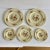 1970s Vintage Tample Blossom by Lenox MIX Size Plates S/5 For Sale - Image 5 of 7