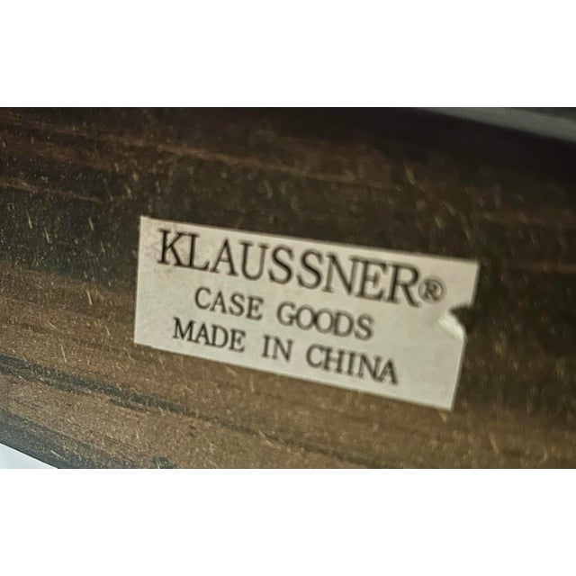 VTG Klaussner Metal and Glass Top Coffee Table For Sale In Dallas - Image 6 of 11