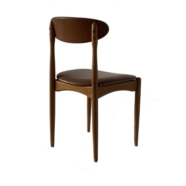 Wood Vintage Italian Chairs by Gianfranco Frattini, 1960s, Set of 6 For Sale - Image 7 of 18