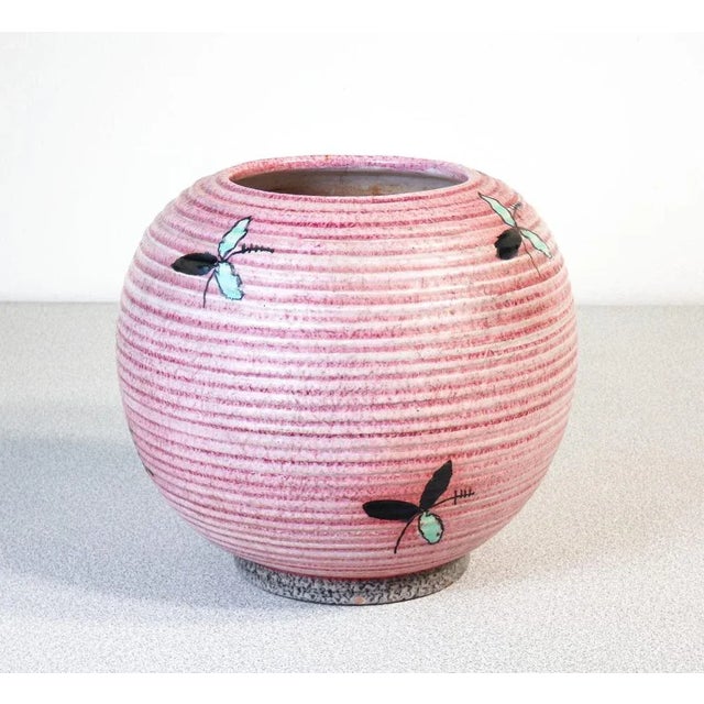 Glazed Majolica Vase Deruta, 1950s For Sale - Image 3 of 8