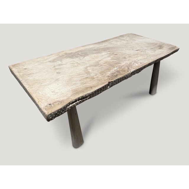 Brown Andrianna Shamaris Shell Inlaid Teak Wood Coffee Table For Sale - Image 8 of 18