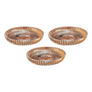 Crystal Cake Plates from Huta Julia, Set of 3 For Sale