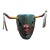 Antique Folk Art Hand Carved Mexican Bull With Skull Mask For Sale
