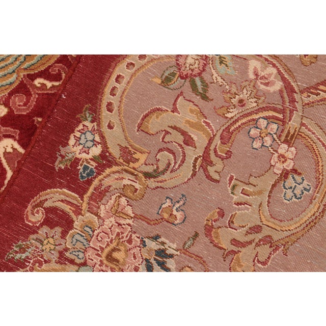 Textile Tradititonal Medallion 1990's Pak-Persian Red/Brown Wool Rug - 6'0'' X 9'2'' For Sale - Image 7 of 9
