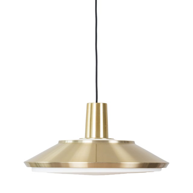 Vintage Danish Navy Pendant Lamp for Nordisk Solar, 1960s For Sale