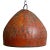 Vintage Iron Orange Farmhouse Industrial Pendant Light For Sale