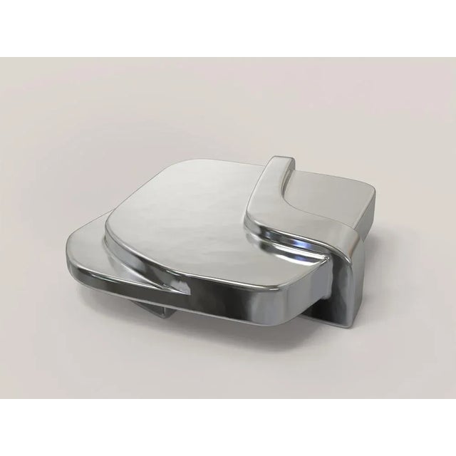 Rodi silver v2 low table by edizione limitata limited edition of 150 pieces. Signed and numbered. Dimensions: d 102 x w...