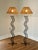 1980s Memphis Squiggle Iron Floor Lamps With Rope Shades, Set of 2 For Sale - Image 12 of 18