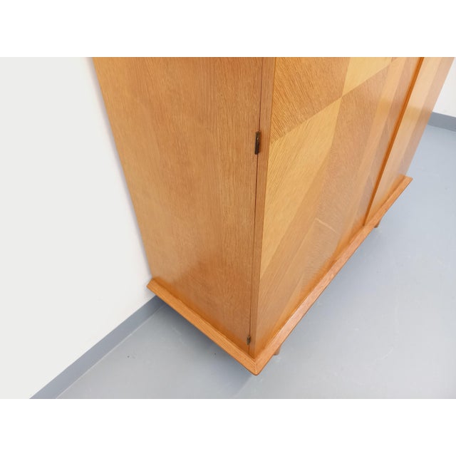 Vintage Oak Wardrobe, 1960s For Sale - Image 4 of 14