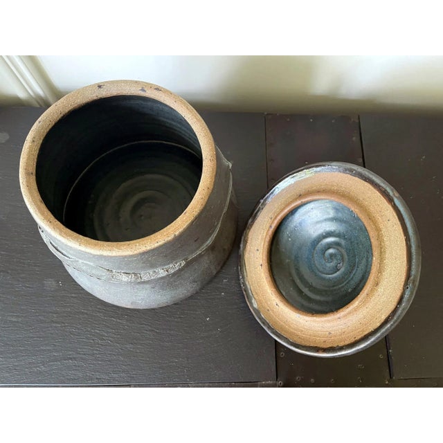Gray Sculptural Ceramic Ashanti Jar Robert Turner Published For Sale - Image 8 of 13