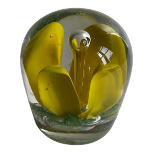 French Art Glass Paperweight Attributed to Baccarat