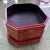 Wood Vintage Chinese Red Lacquer Stacking Jewelry Box For Sale - Image 7 of 12