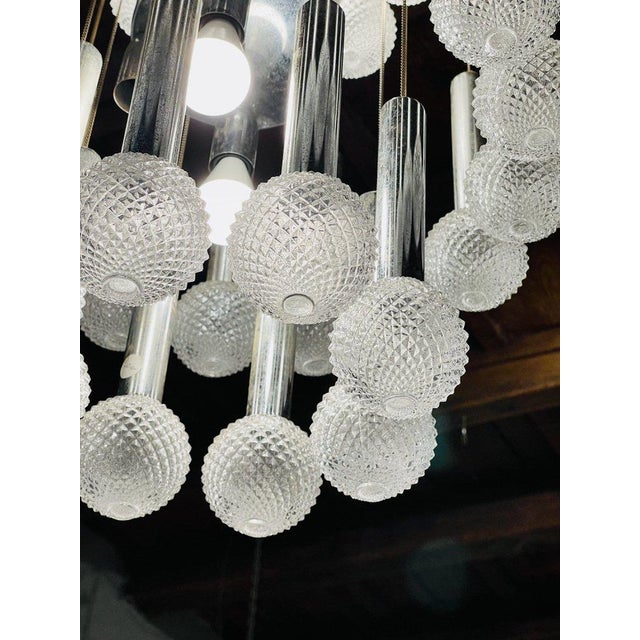 1970s Chandelier by Gaetano Sciolari, 1970s For Sale - Image 5 of 6