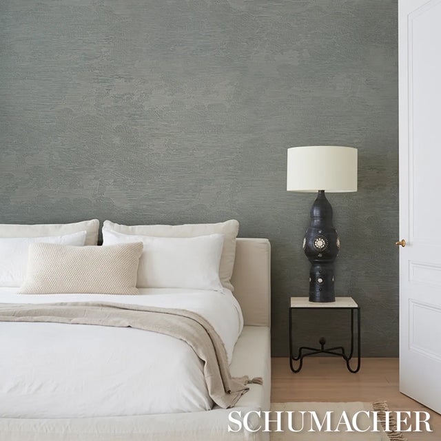 Not Yet Made - Made To Order SAMPLE - Schumacher Drifting Cloudscape Wallpaper In Mist For Sale - Image 5 of 5