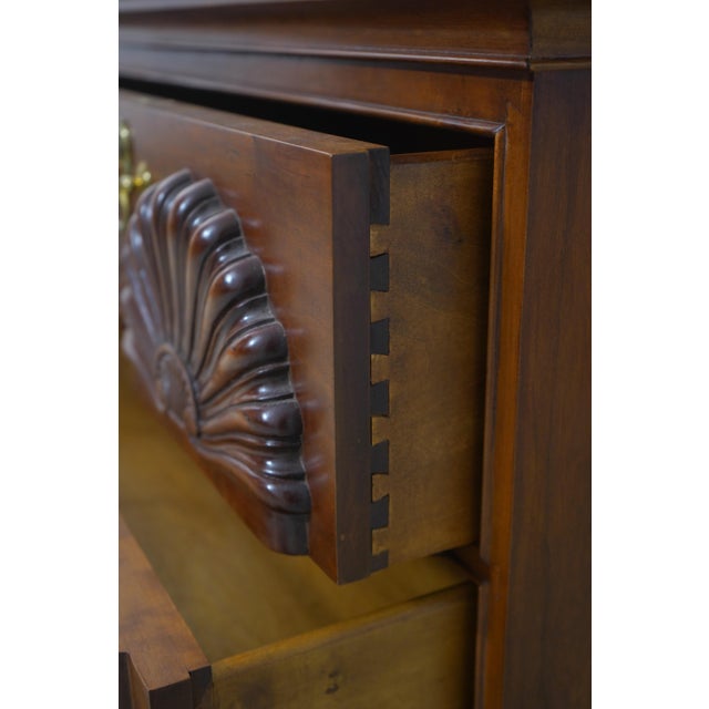 Goddard Townsend Cherry Blockfront Bachelor Chest For Sale - Image 4 of 17