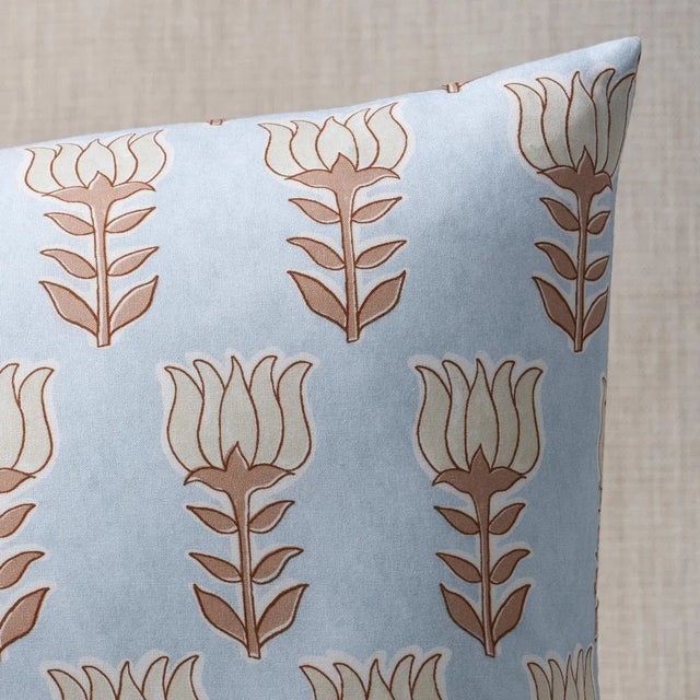 This pillow features Mia Tulip with a knife edge finish. Based on hand-drawn artwork from our studio, Mia Tulip is a...