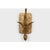 Amalfi 15" Sconce in Milano Gold with Linen Shade Designer: Chapman & Myers Finish: Milano Gold Height: 15.25" Width: 5"...