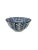 Japanese Hand Painted Blue & White Porcelain Soup Bowls With Botanical Leaf Pattern - Set of 6 For Sale In New York - Image 6 of 10