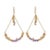 Art Deco 13.96ct Uncut Multi Sapphire Bead Drop Earrings Gift for Mom- A Pair For Sale - Image 3 of 11