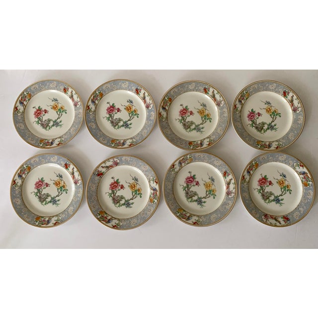 Vintage English Floral Dessert Plates Set of 8 Chairish